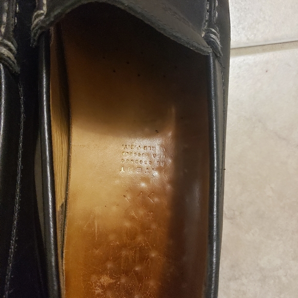 GEOX Black Leather Car Loafers Mocs Driving Shoes - Picture 9 of 9